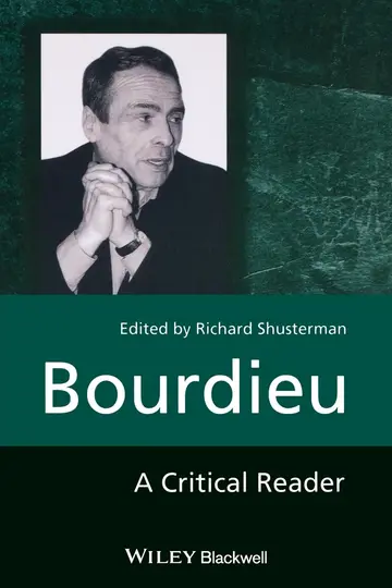 Cover of Bourdieu