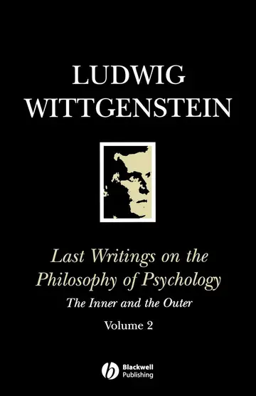 Cover of Last Writings on the Philosophy of Psychology