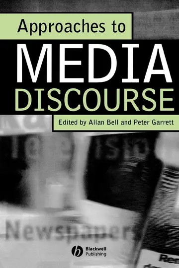 Cover of Approaches to Media Discourse