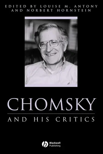 Cover of Chomsky and His Critics