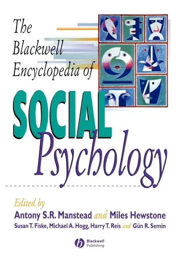 Cover of The Blackwell Encyclopedia of Social Psychology
