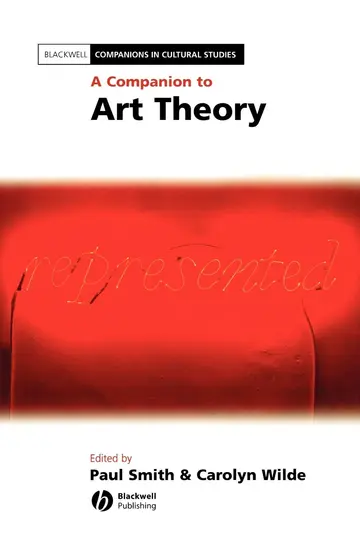 Cover of A Companion to Art Theory