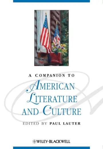 Cover of A Companion to American Literature and Culture