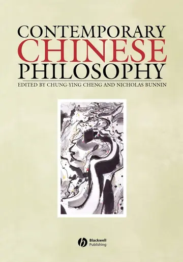 Cover of Contemporary Chinese Philosophy