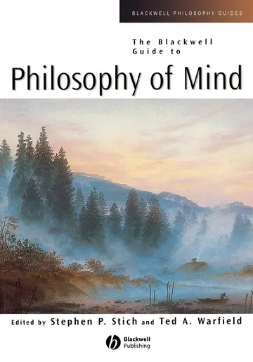 Cover of The Blackwell Guide to Philosophy of Mind
