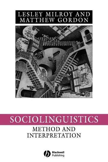 Cover of Sociolinguistics