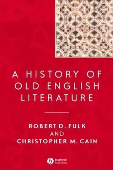 Cover of A History of Old English Literature