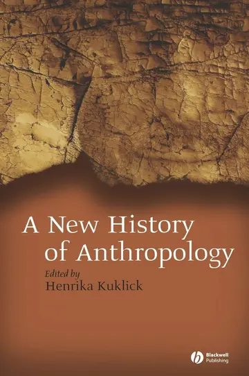 Cover of New History of Anthropology
