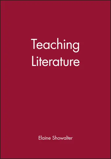 Cover of Teaching Literature