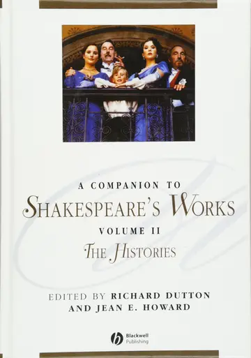 Cover of A Companion to Shakespeare's Works, Volume II