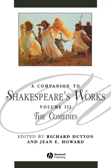 Cover of A Companion to Shakespeare's Works