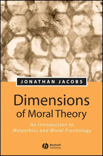 Cover of Dimensions of Moral Theory