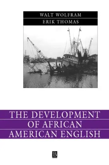 Cover of The Development of African American English