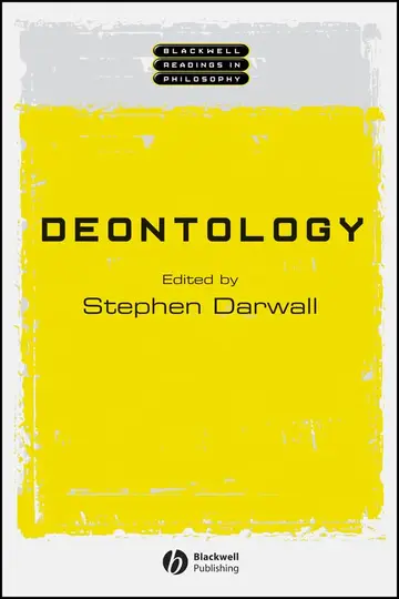 Cover of Deontology