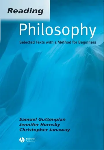 Cover of Reading Philosophy