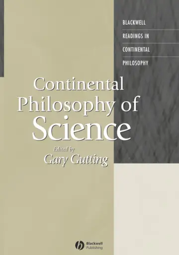 Cover of Continental Philosophy of Science