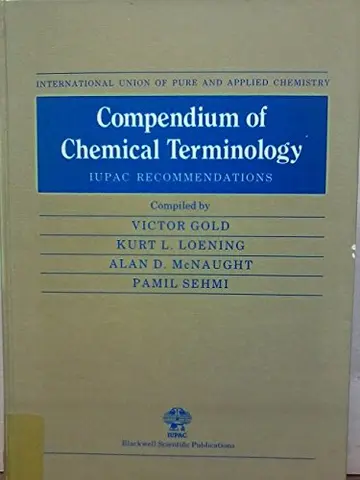 Cover of Compendium Iupac Terminology Iupa
