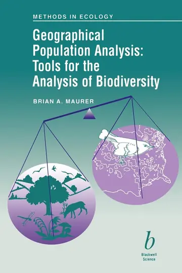 Cover of Geographical Population Analysis - Tools for the Analysis of Biodiversity