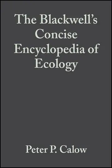 Cover of Blackwell's Concise Encyclopedia of Ecology