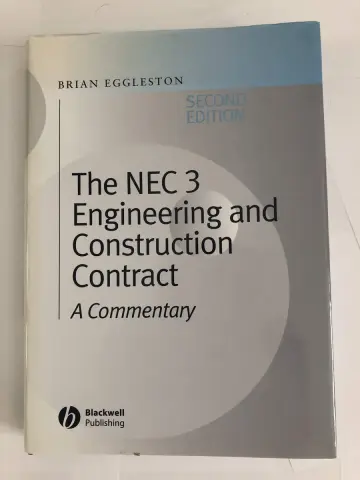 Cover of The NEC 3 Engineering and Construction Contract