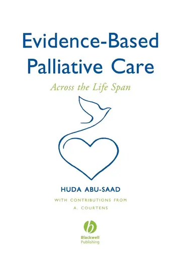 Cover of Evidence-Based Palliative Care