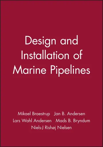 Cover of Design and Installation of Marine Pipelines