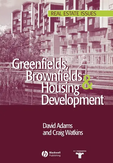 Cover of Greenfields, Brownfields and Housing Development