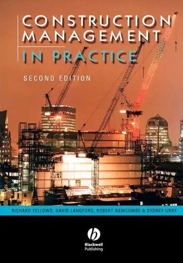 Cover of Construction Management in Practice