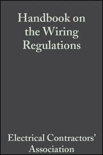 Cover of Handbook on the Wiring Regulations