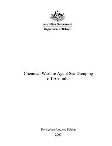 Cover of Chemical Warfare Agent Sea Dumping off Australia