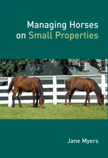 Cover of Managing Horses on Small Properties