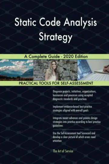 Cover of Static Code Analysis Strategy A Complete Guide - 2020 Edition