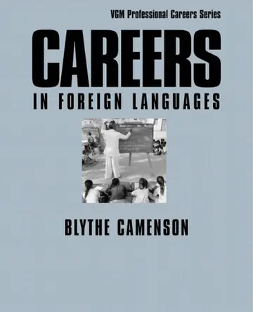 Cover of Careers in Foreign Languages