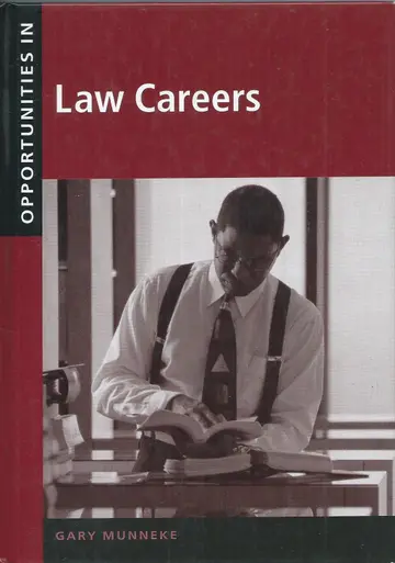 Cover of Opportunities in Law Careers
