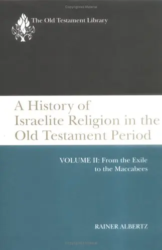 Cover of A History of Israelite Religion in the Old Testament Period