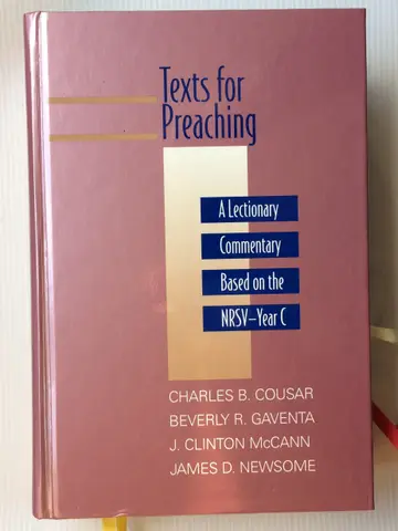 Cover of Texts for Preaching