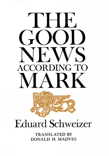 Cover of The Good News according to Mark