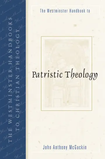 Cover of The Westminster Handbook to Patristic Theology