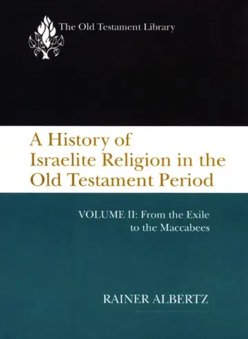 Cover of A History of Israelite Religion in the Old Testament Period, Volume II