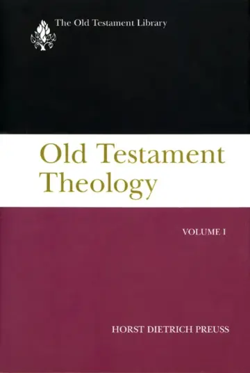 Cover of Old Testament Theology, Volume I