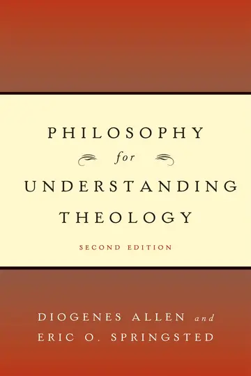 Cover of Philosophy for Understanding Theology