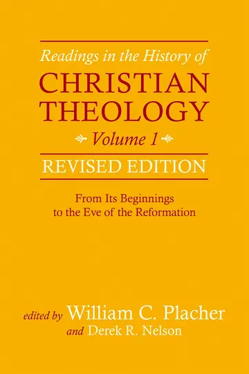 Cover of Readings in the History of Christian Theology, Volume 1, Revised Edition