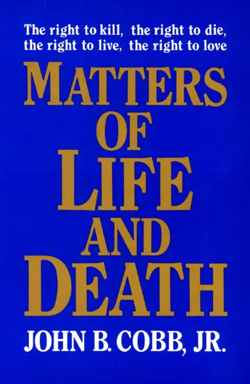 Cover of Matters of Life and Death