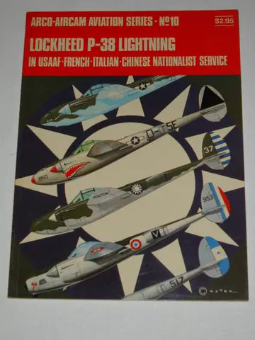 Cover of Lockheed P-38 Lightning in USAAF-French-Italian-Chinese Nationalist service