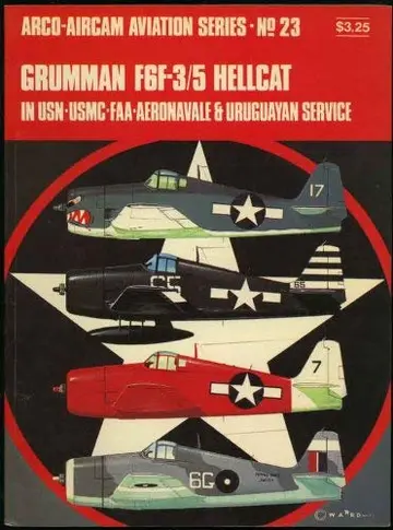 Cover of Grumman F6F-3/5 Hellcat in USN, USMC, FAA, Aeronavale & Uruguayan service