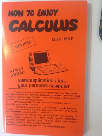 Cover of How to Enjoy Calculus