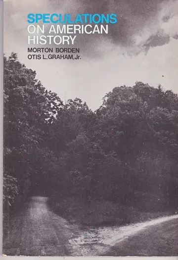 Cover of Speculations on American History