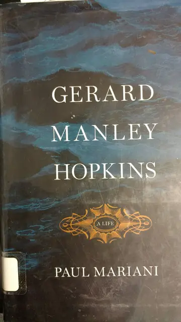 Cover of Gerard Manley Hopkins