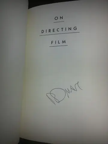 Cover of On Directing film