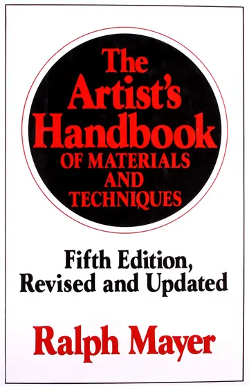 Cover of The Artist's Handbook of Materials and Techniques